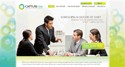 Desktop Screenshot of capturecrm.com